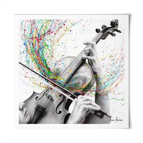 The Violin Solo Square Art Print The Violin Solo Square Art Print wall art product Ashvin Harrison