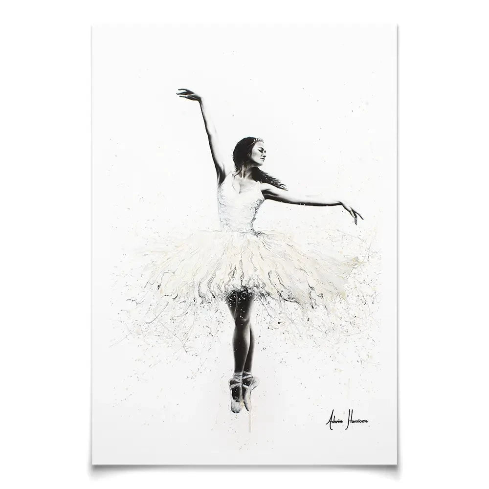 The White Swan Art Print The White Swan Art Print wall art product Ashvin Harrison
