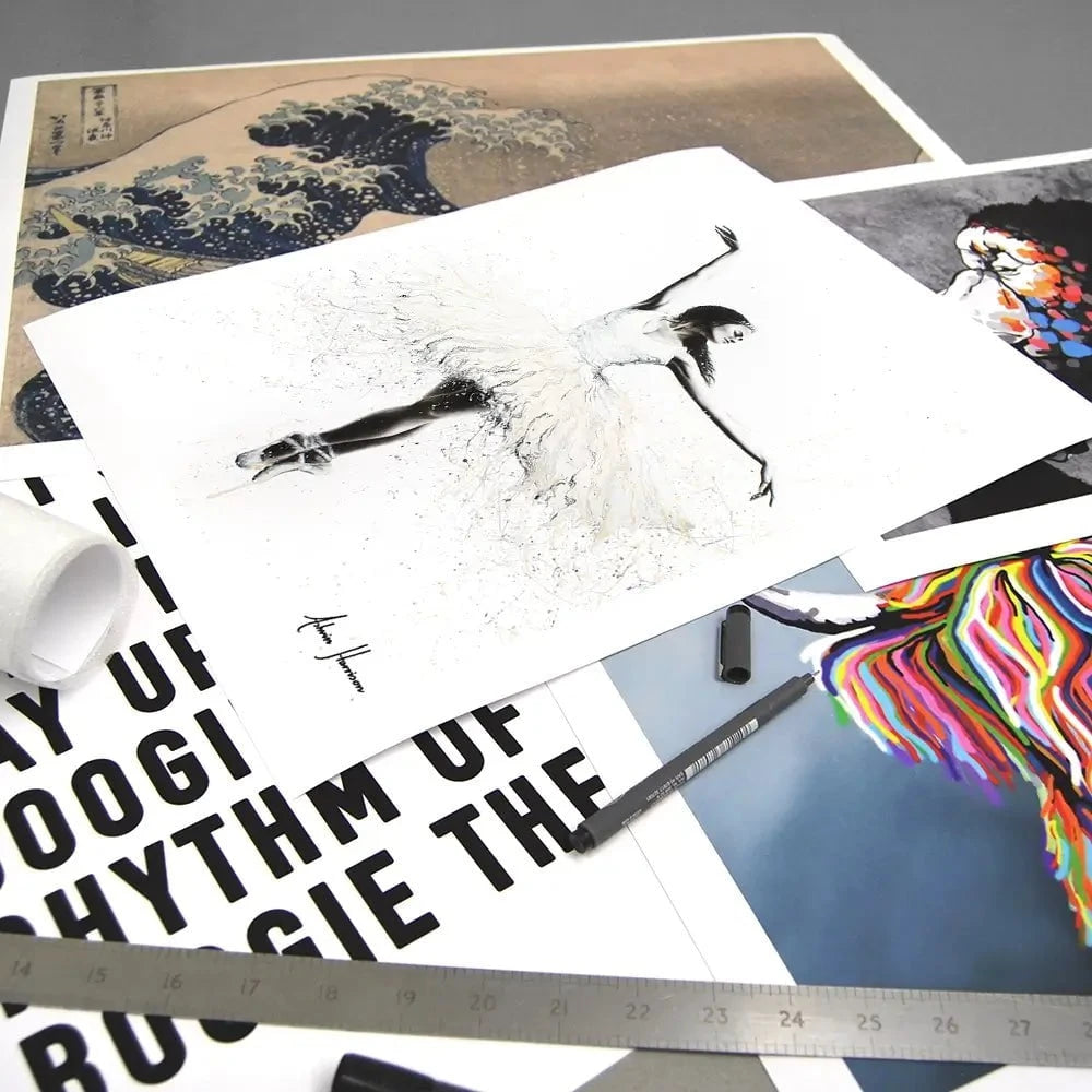 The White Swan Art Print The White Swan Art Print wall art product Ashvin Harrison