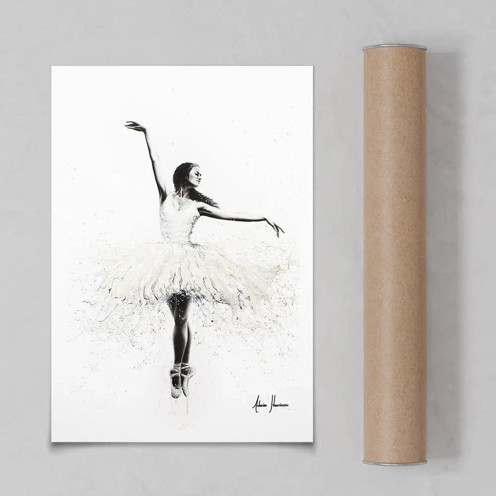 The White Swan Art Print The White Swan Art Print wall art product Ashvin Harrison