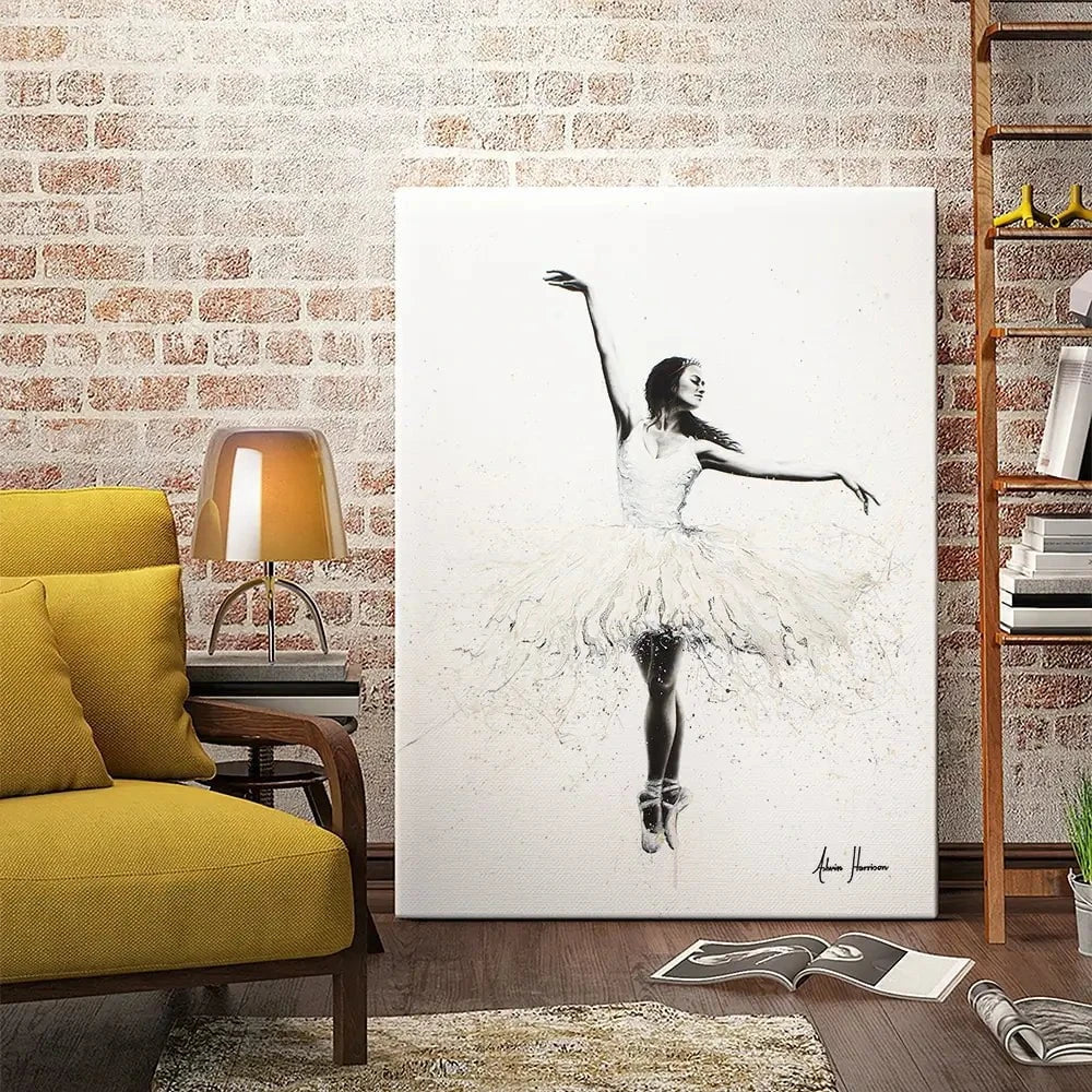 The White Swan Canvas Print The White Swan Canvas Print wall art product Ashvin Harrison