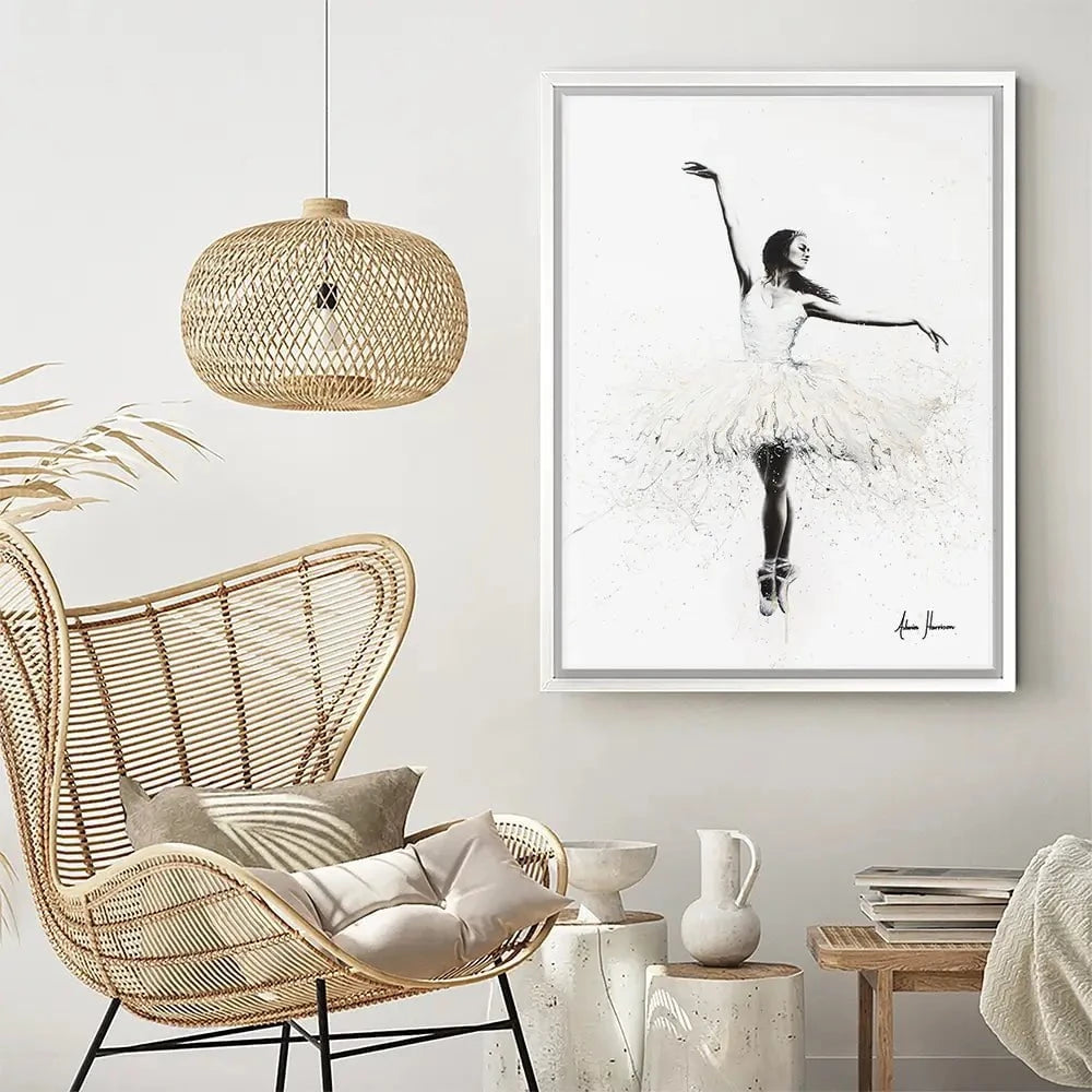 The White Swan Canvas Print The White Swan Canvas Print wall art product Ashvin Harrison