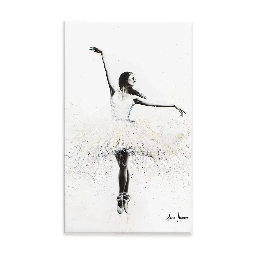 The White Swan Canvas Print The White Swan Canvas Print wall art product Ashvin Harrison