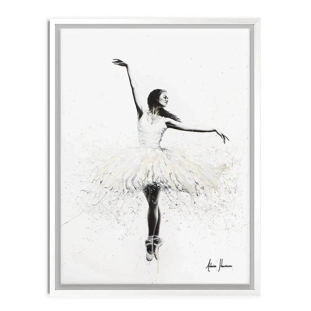 The White Swan Canvas Print The White Swan Canvas Print wall art product Ashvin Harrison