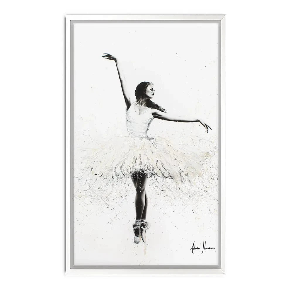 The White Swan Canvas Print The White Swan Canvas Print wall art product Ashvin Harrison