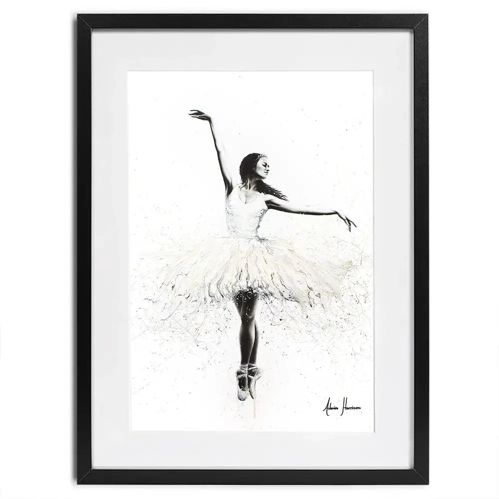 The White Swan Framed Art Print The White Swan Framed Art Print wall art product Ashvin Harrison