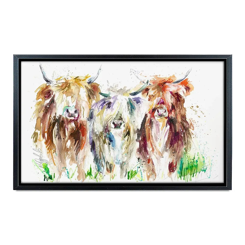 Three Amigos Canvas Print Three Amigos Canvas Print wall art product Nicola Jane Rowles
