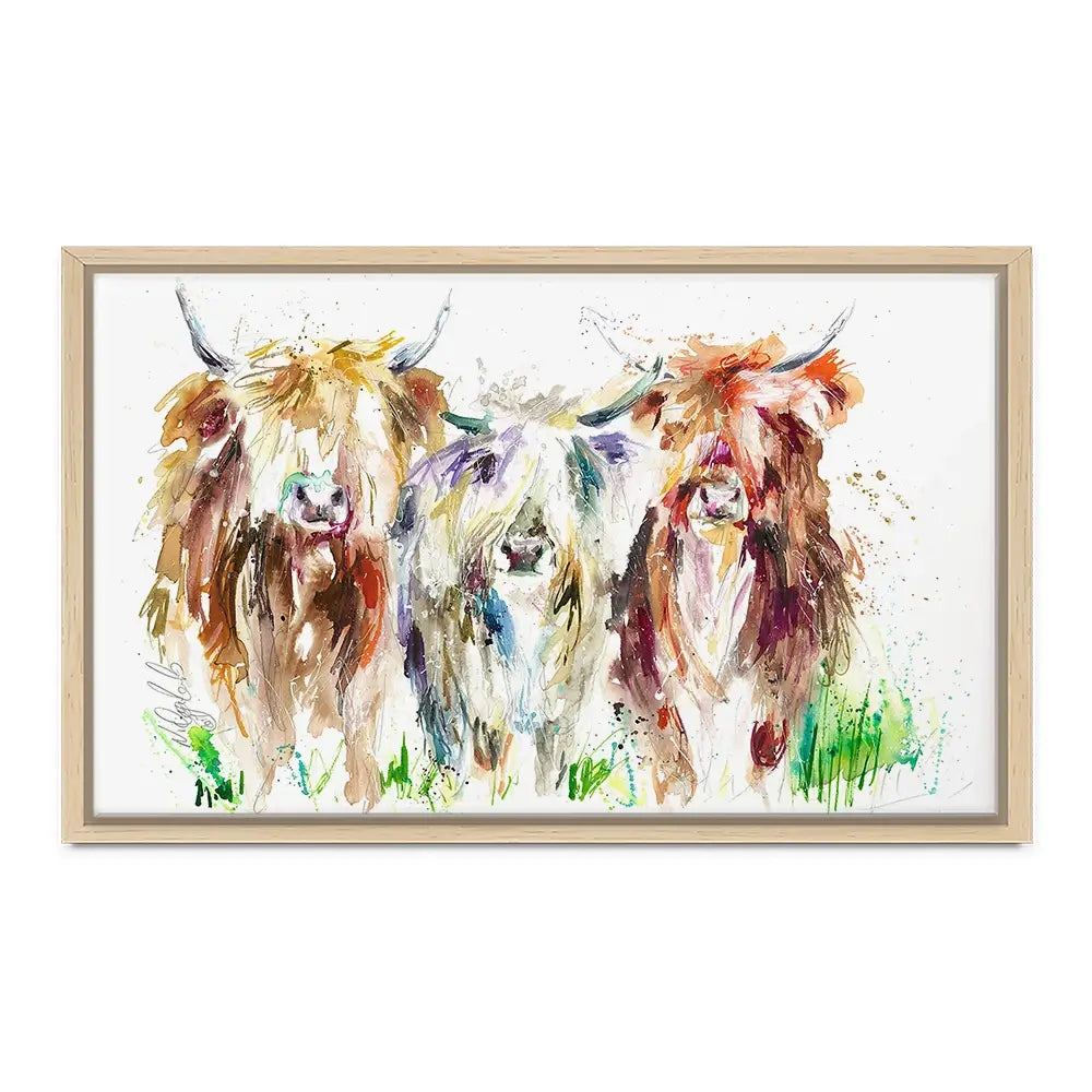 Three Amigos Canvas Print Three Amigos Canvas Print wall art product Nicola Jane Rowles
