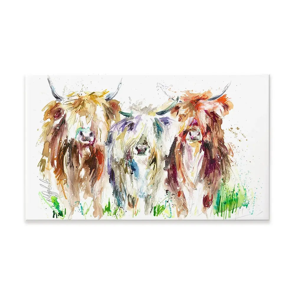 Three Amigos Canvas Print Three Amigos Canvas Print wall art product Nicola Jane Rowles