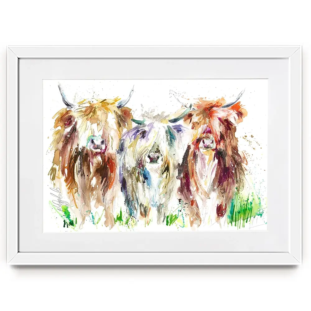 Three Amigos Framed Art Print Three Amigos Framed Art Print wall art product Nicola Jane Rowles