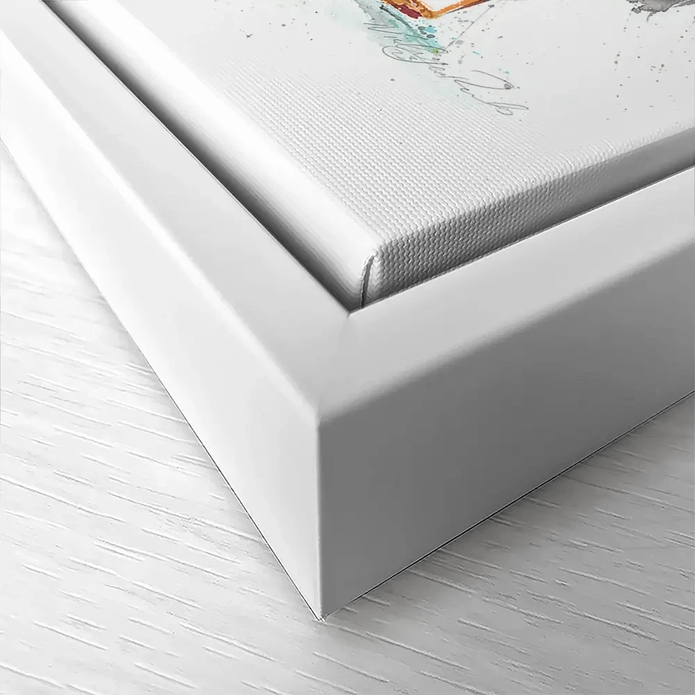 Three Puffins Canvas Print Three Puffins Canvas Print wall art product Nicola Jane Rowles