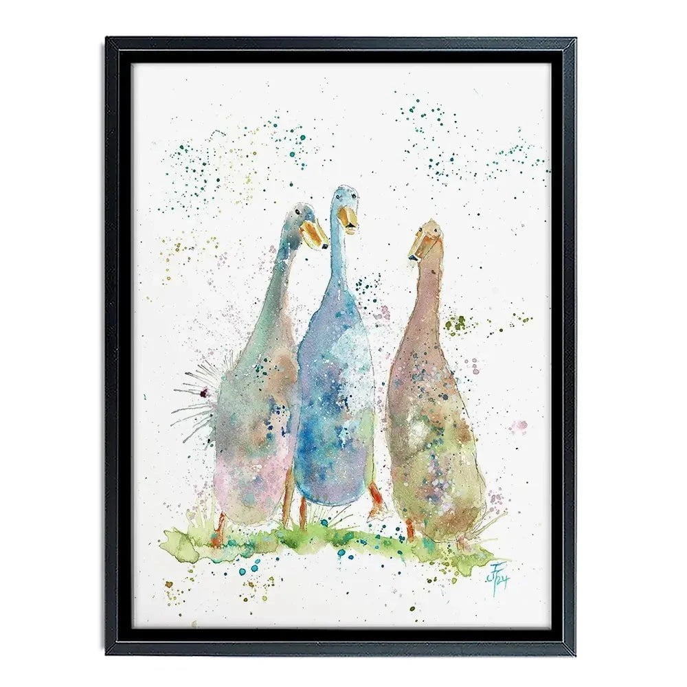 Three's A Crowd Canvas Print Three's A Crowd Canvas Print wall art product Jamie Taylor