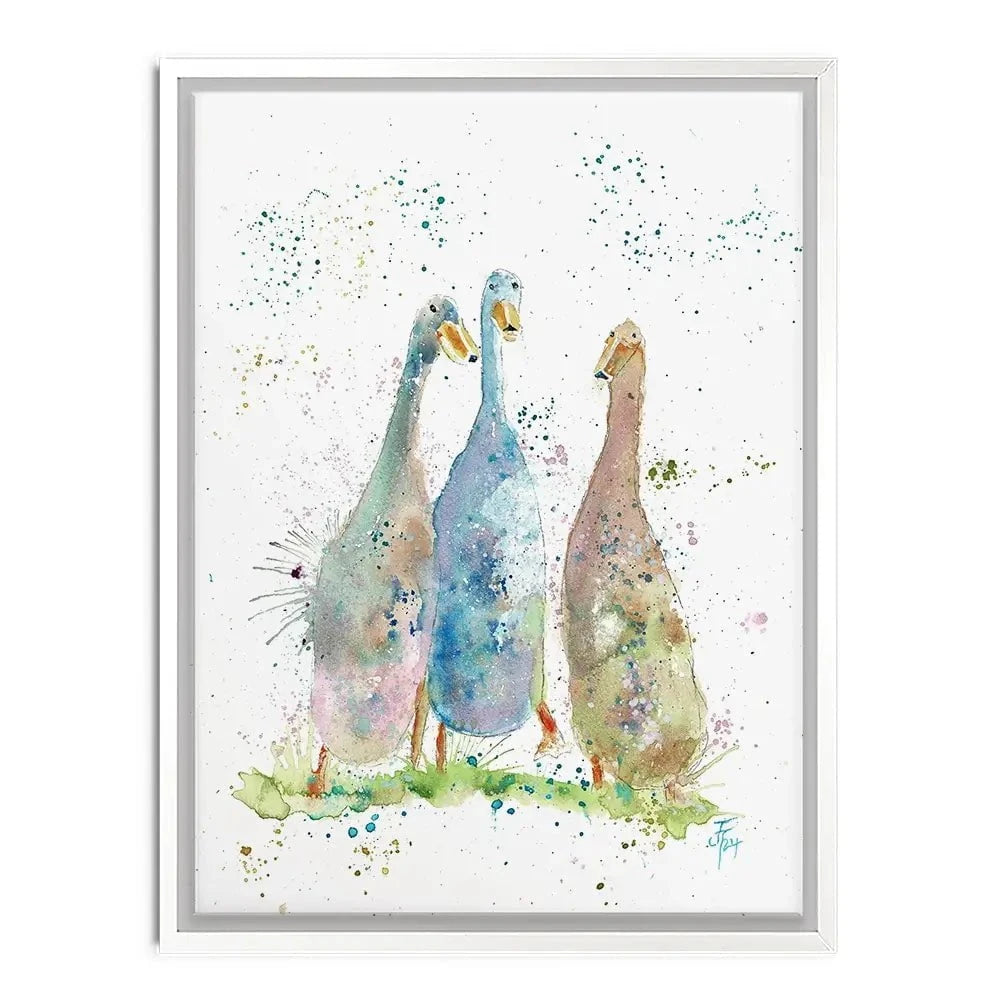 Three's A Crowd Canvas Print Three's A Crowd Canvas Print wall art product Jamie Taylor