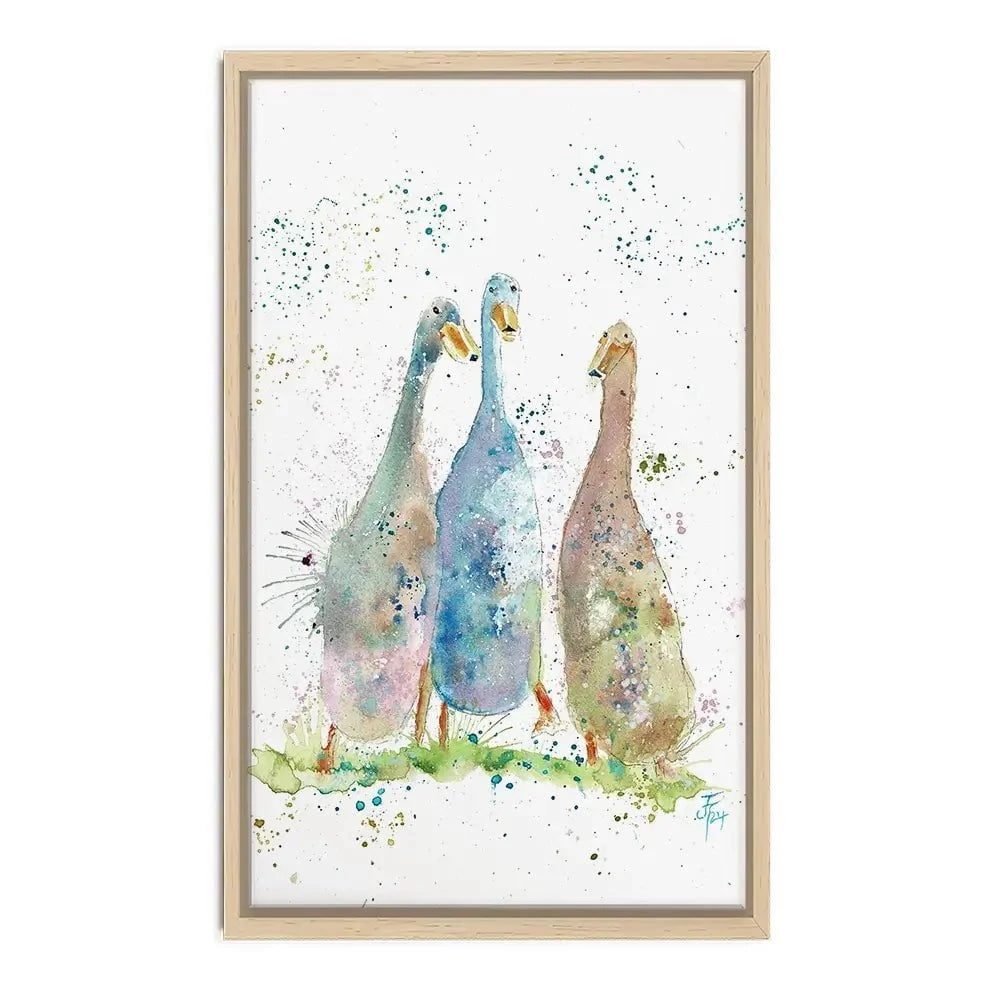Three's A Crowd Canvas Print Three's A Crowd Canvas Print wall art product Jamie Taylor