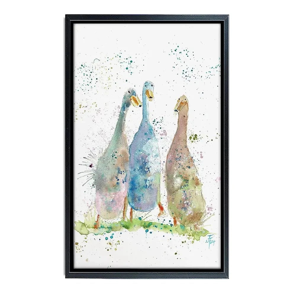 Three's A Crowd Canvas Print Three's A Crowd Canvas Print wall art product Jamie Taylor