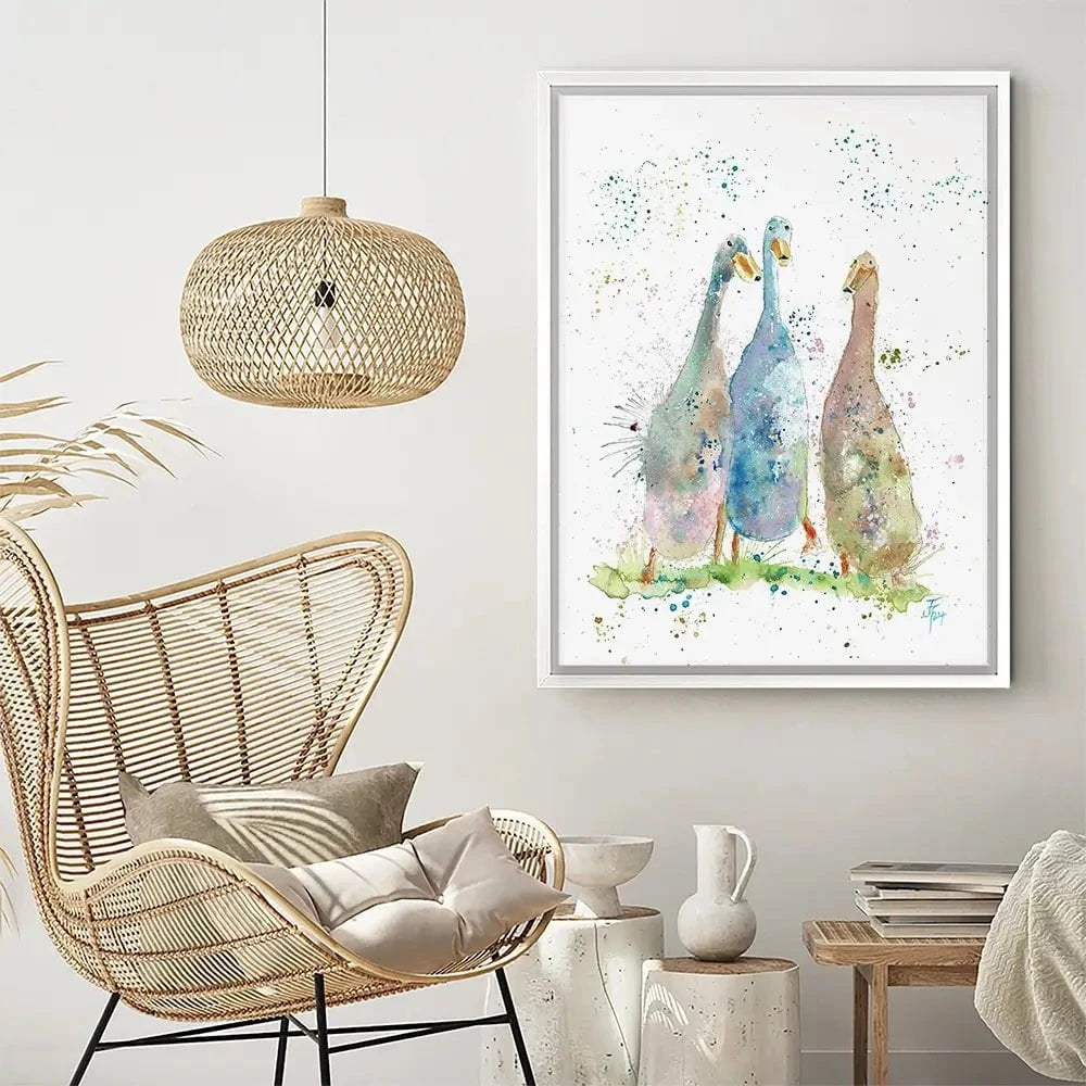 Three's A Crowd Canvas Print Three's A Crowd Canvas Print wall art product Jamie Taylor