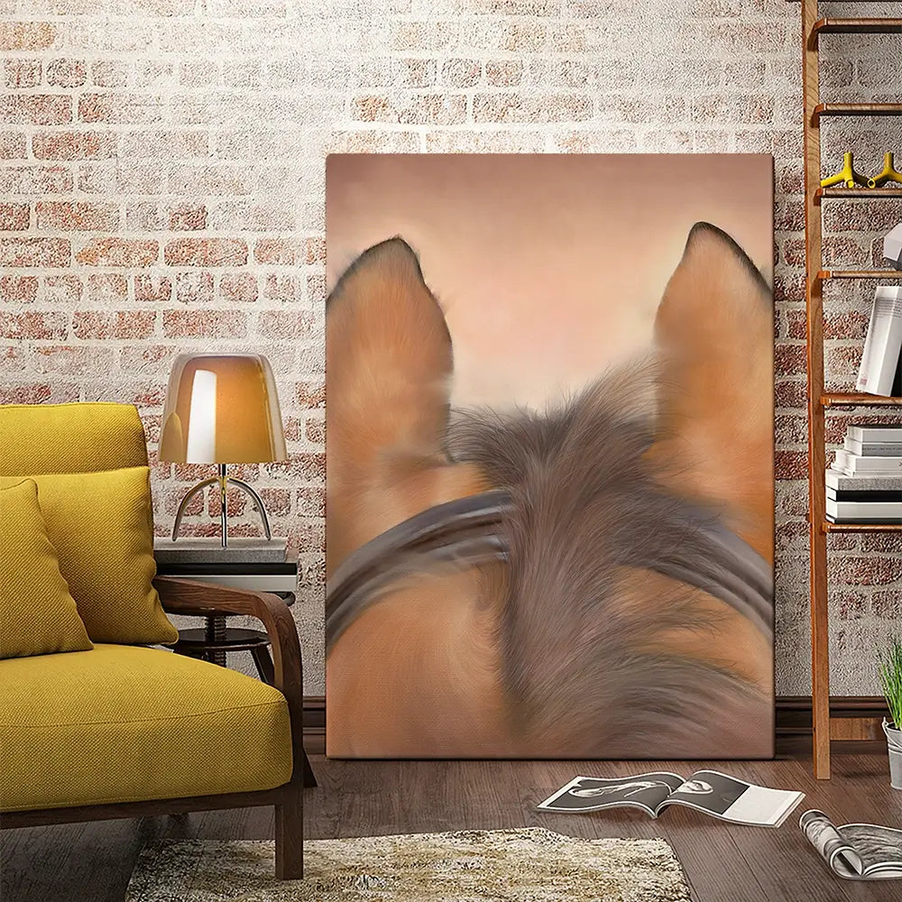 Through The Ears Canvas Print Through The Ears Canvas Print wall art product Georgie Turner