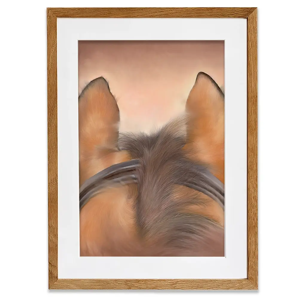 Through The Ears Framed Art Print Through The Ears Framed Art Print wall art product Georgie Turner