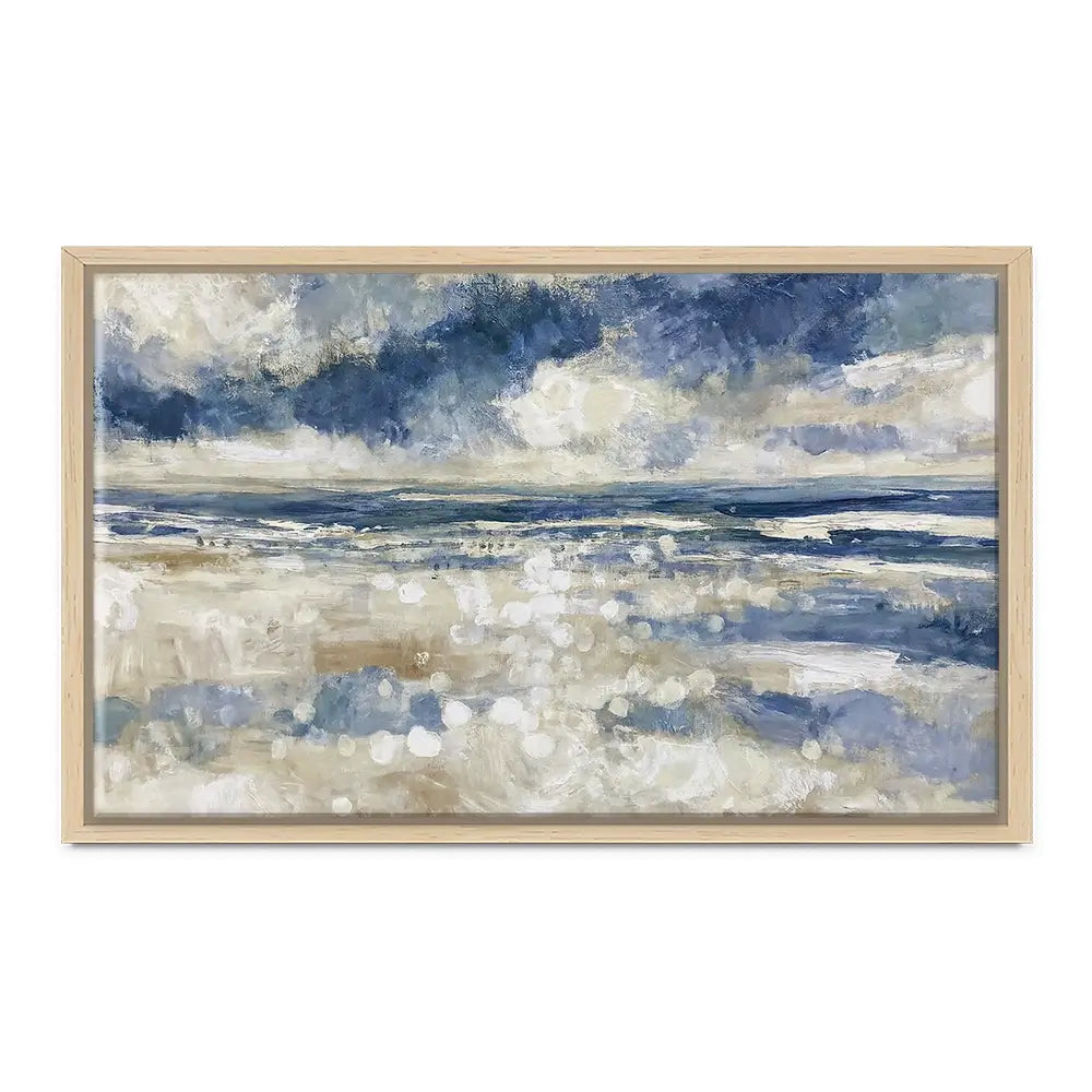 Tide Sparkle Open Shore Canvas Print Tide Sparkle Open Shore Canvas Print wall art product Chromatic Storm Studio