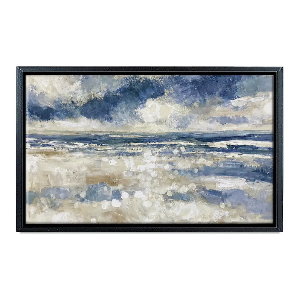 Tide Sparkle Open Shore Canvas Print Tide Sparkle Open Shore Canvas Print wall art product Chromatic Storm Studio