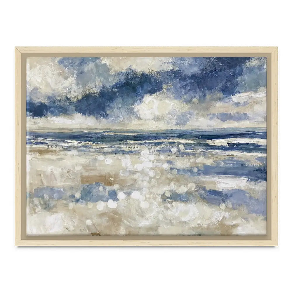 Tide Sparkle Open Shore Canvas Print Tide Sparkle Open Shore Canvas Print wall art product Chromatic Storm Studio