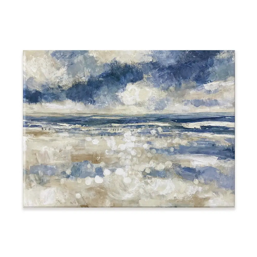 Tide Sparkle Open Shore Canvas Print Tide Sparkle Open Shore Canvas Print wall art product Chromatic Storm Studio