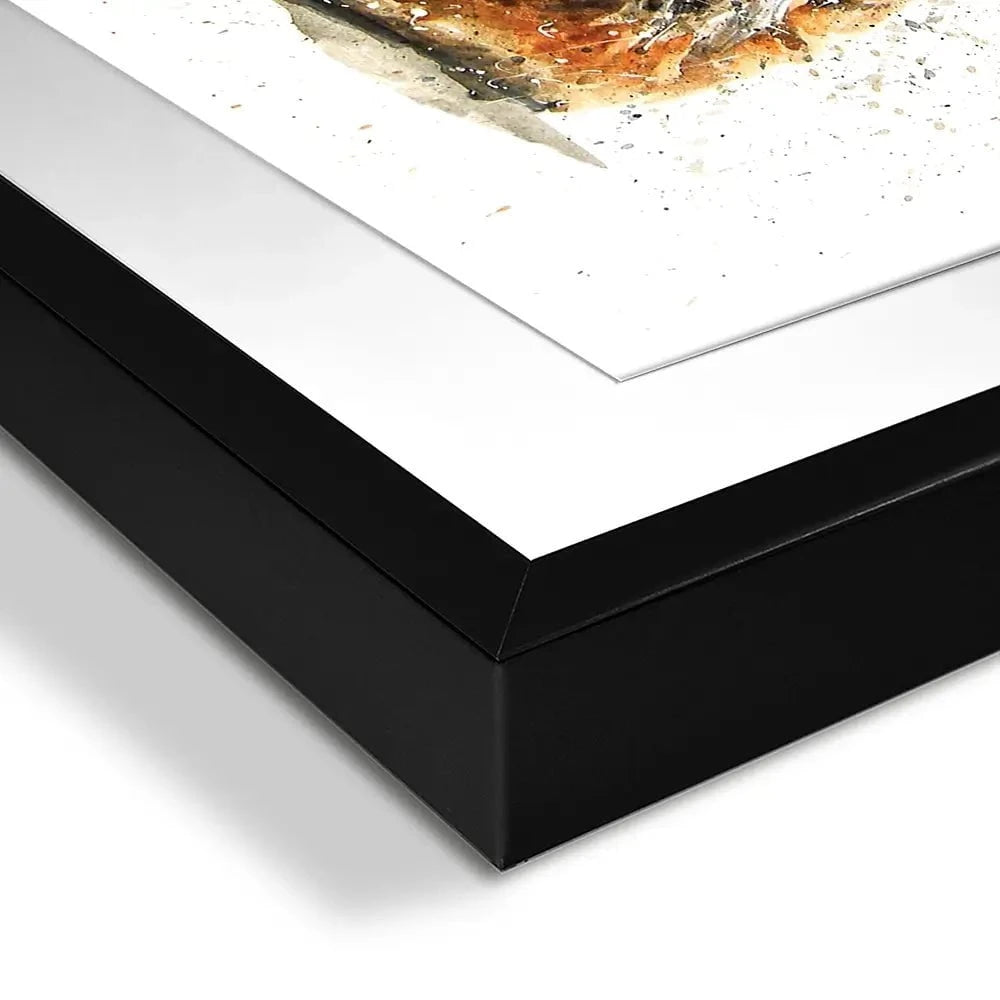 Tiger Paint Splash Framed Art Print Tiger Paint Splash Framed Art Print wall art product KOSTART / Shutterstock