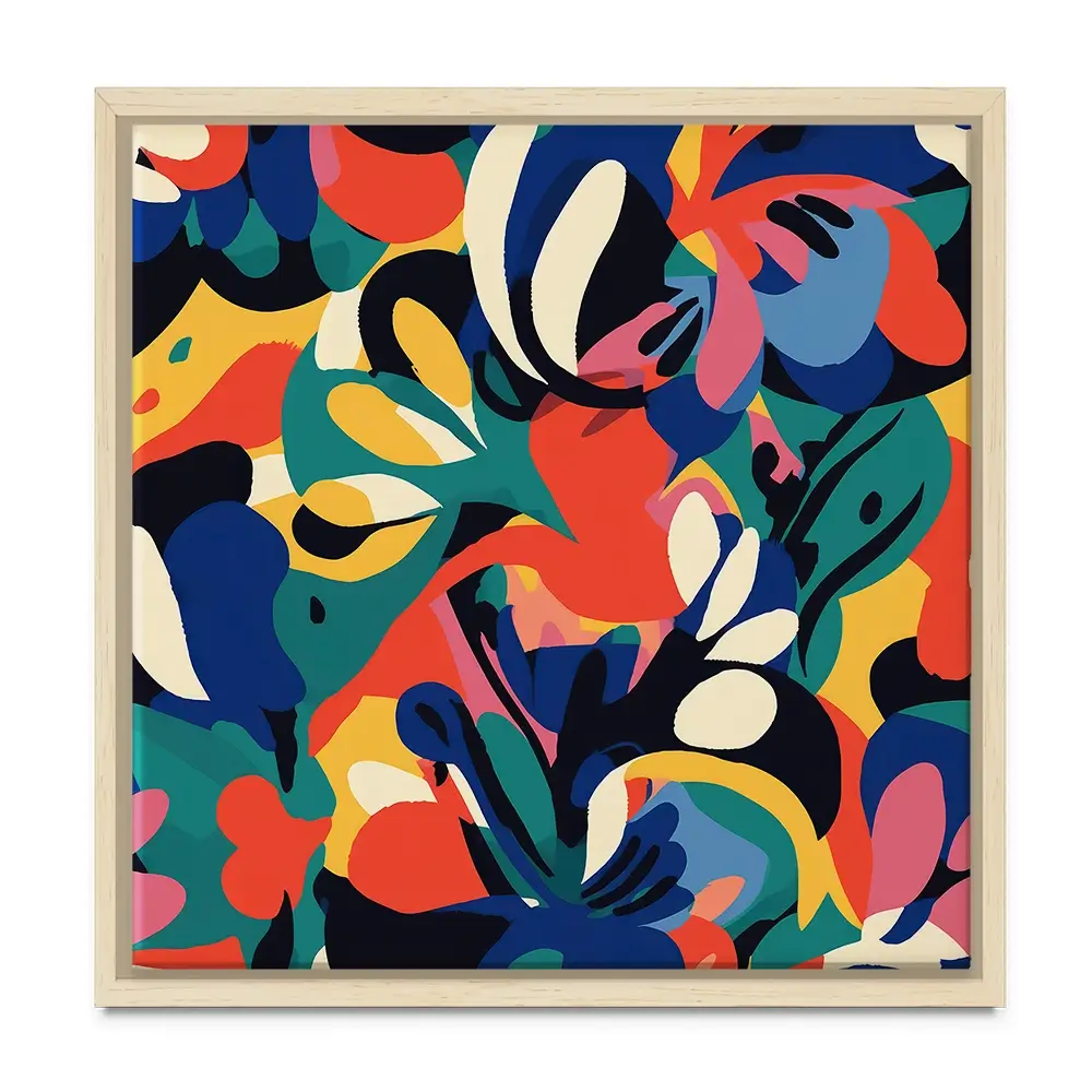 Tile 123 Square Canvas Print Tile 123 Square Canvas Print wall art product Treechild