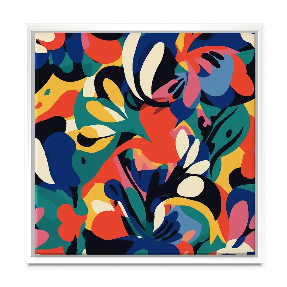 Tile 123 Square Canvas Print Tile 123 Square Canvas Print wall art product Treechild