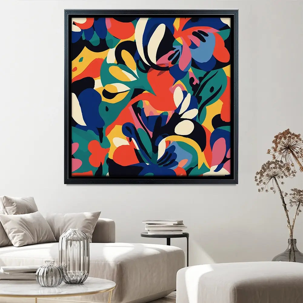 Tile 123 Square Canvas Print Tile 123 Square Canvas Print wall art product Treechild