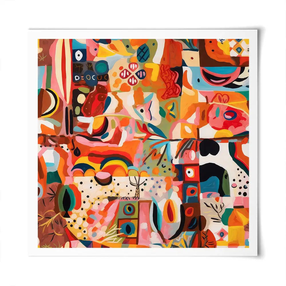 Tile 124 Square Art Print Tile 124 Square Art Print wall art product Treechild