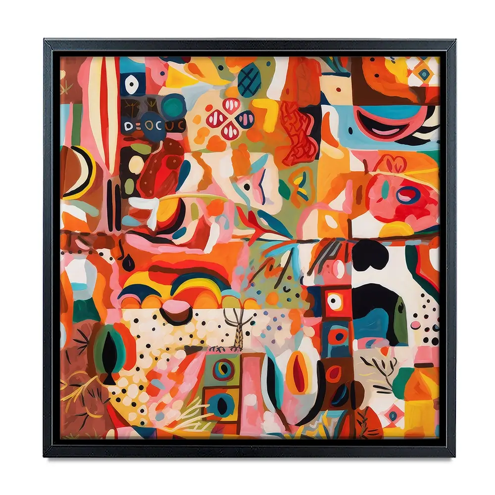 Tile 124 Square Canvas Print Tile 124 Square Canvas Print wall art product Treechild
