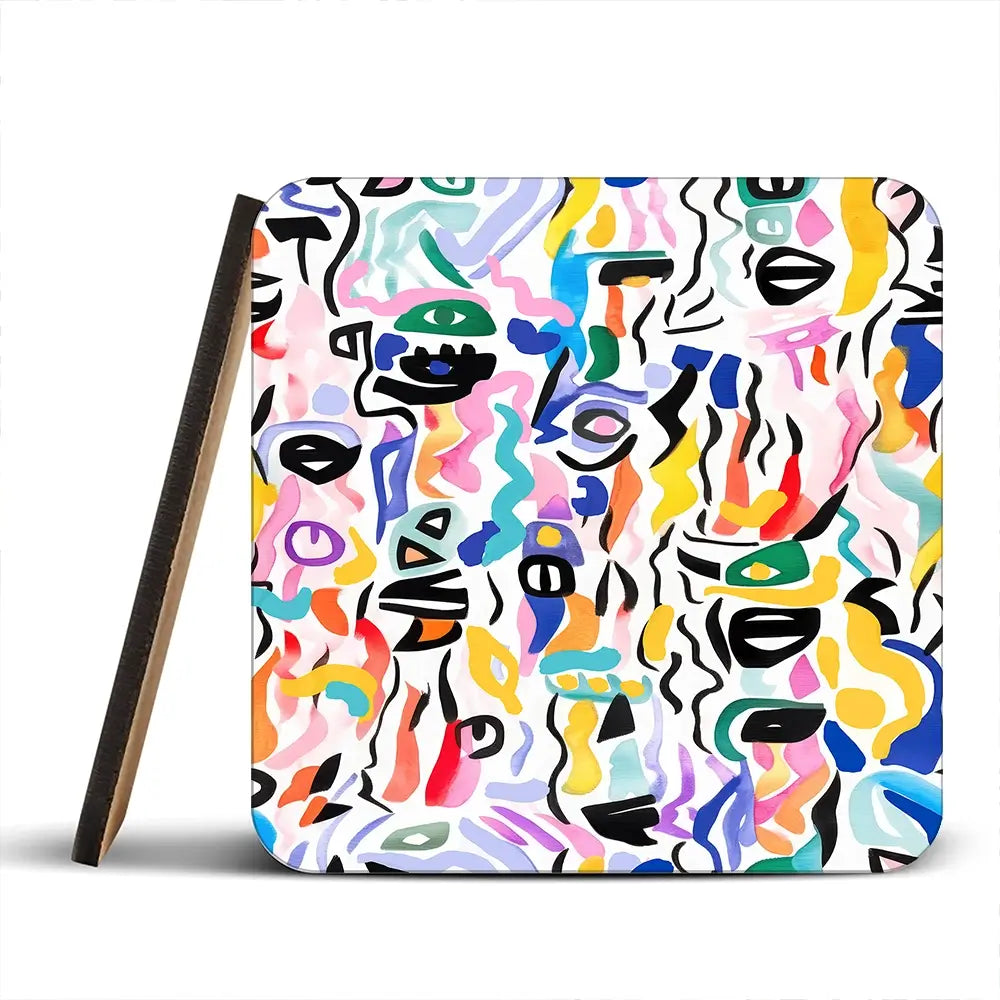 Tile 144 Coaster Set Tile 144 Coaster Set wall art product Treechild