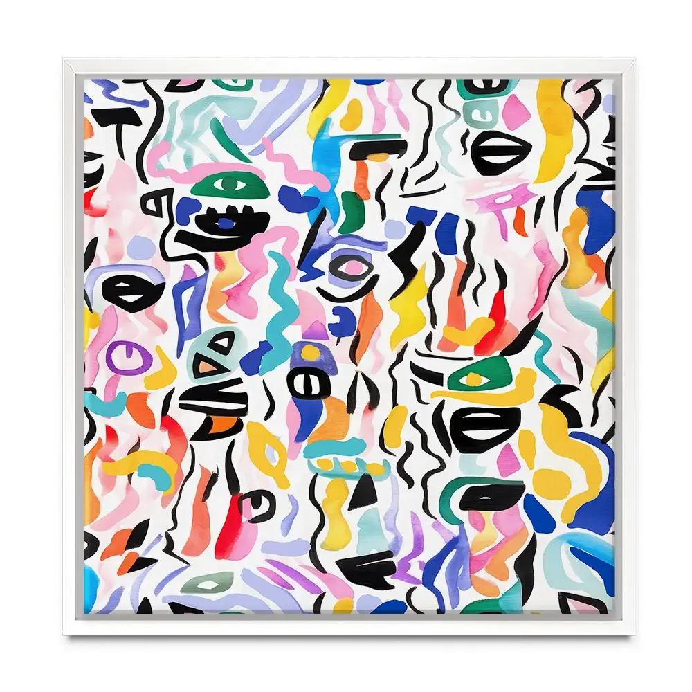 Tile 144 Square Canvas Print Tile 144 Square Canvas Print wall art product Treechild