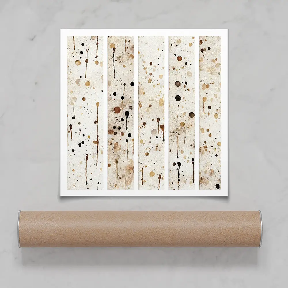 Tile Splatter Square Art Print Tile Splatter Square Art Print wall art product Treechild
