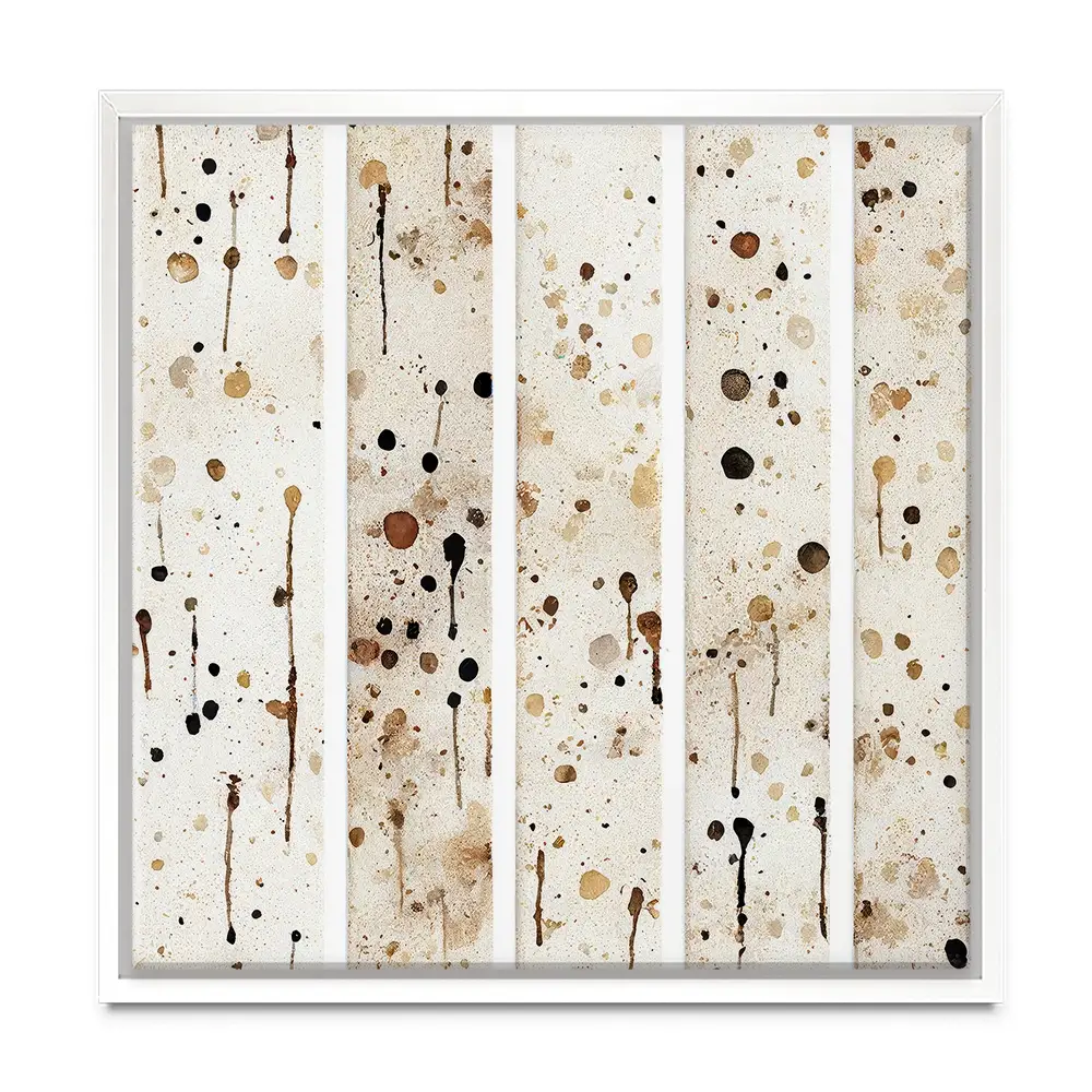 Tile Splatter Square Canvas Print Tile Splatter Square Canvas Print wall art product Treechild