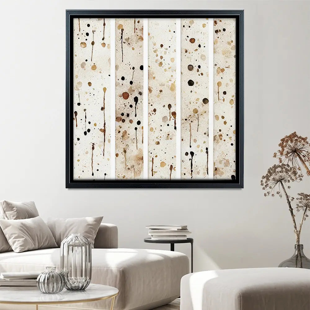 Tile Splatter Square Canvas Print Tile Splatter Square Canvas Print wall art product Treechild