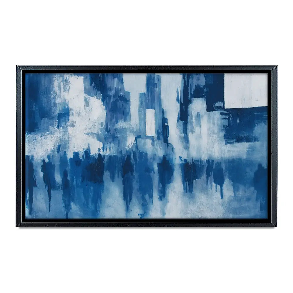 Times Square Crowd Blur Canvas Print Times Square Crowd Blur Canvas Print wall art product Chromatic Storm Studio
