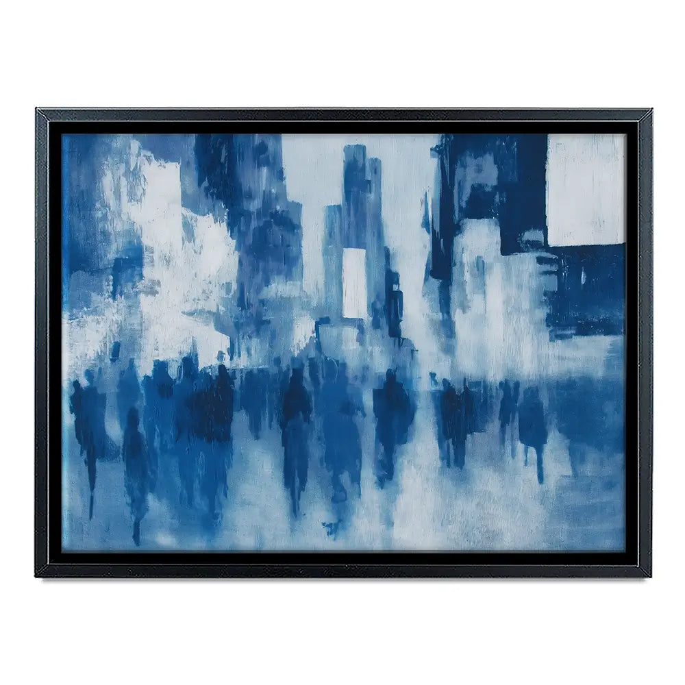 Times Square Crowd Blur Canvas Print Times Square Crowd Blur Canvas Print wall art product Chromatic Storm Studio