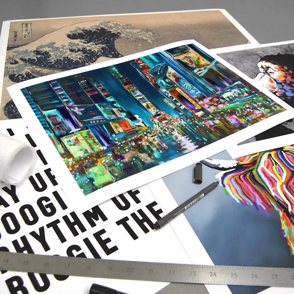 Times Square Delight Art Print Times Square Delight Art Print wall art product Studio Paint-Ing