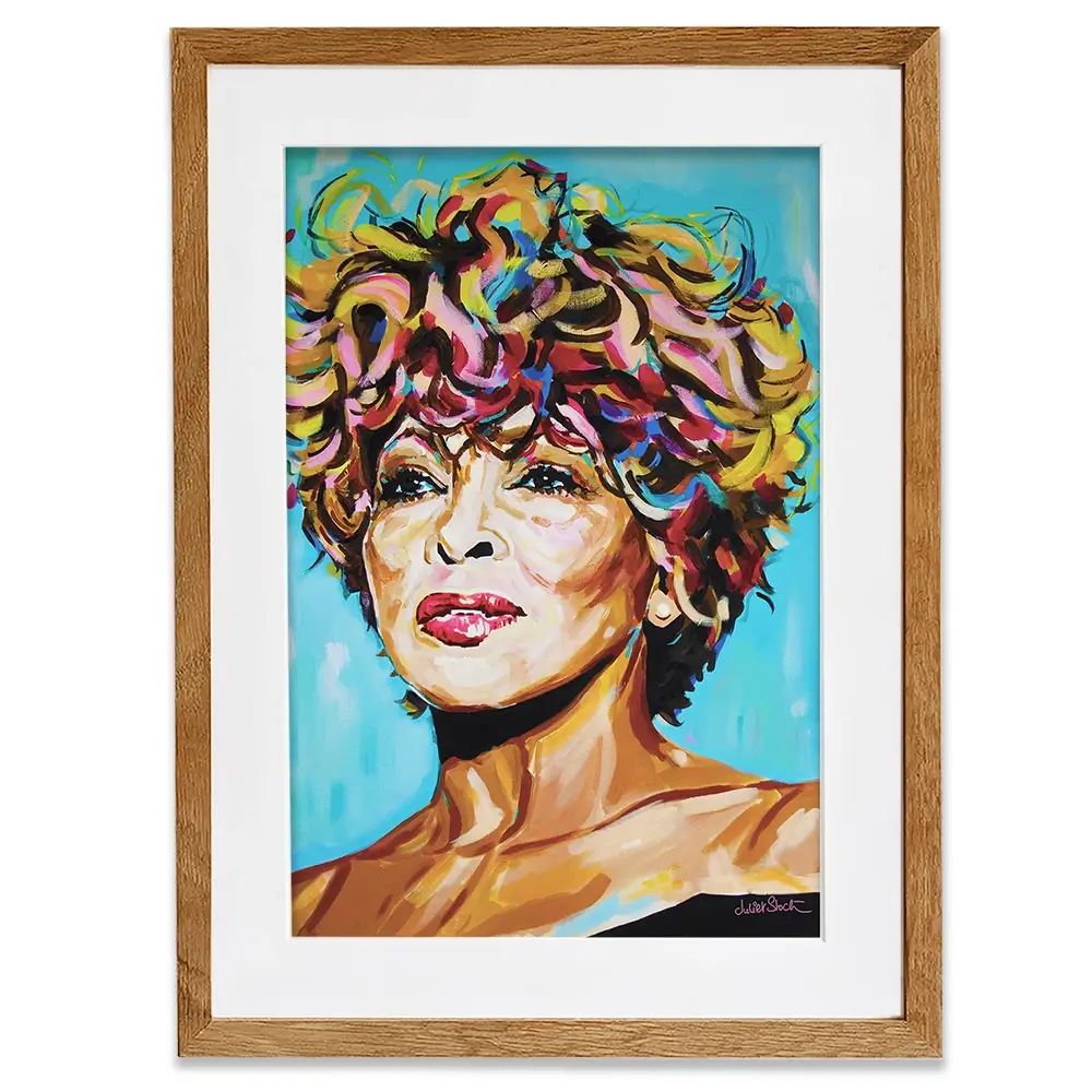 Tina Turner The Best Framed Art Print Tina Turner The Best Framed Art Print wall art product Juliet Stockton