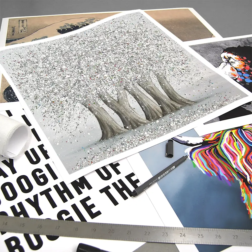 Together In Love Square Art Print Together In Love Square Art Print wall art product Jo Gough