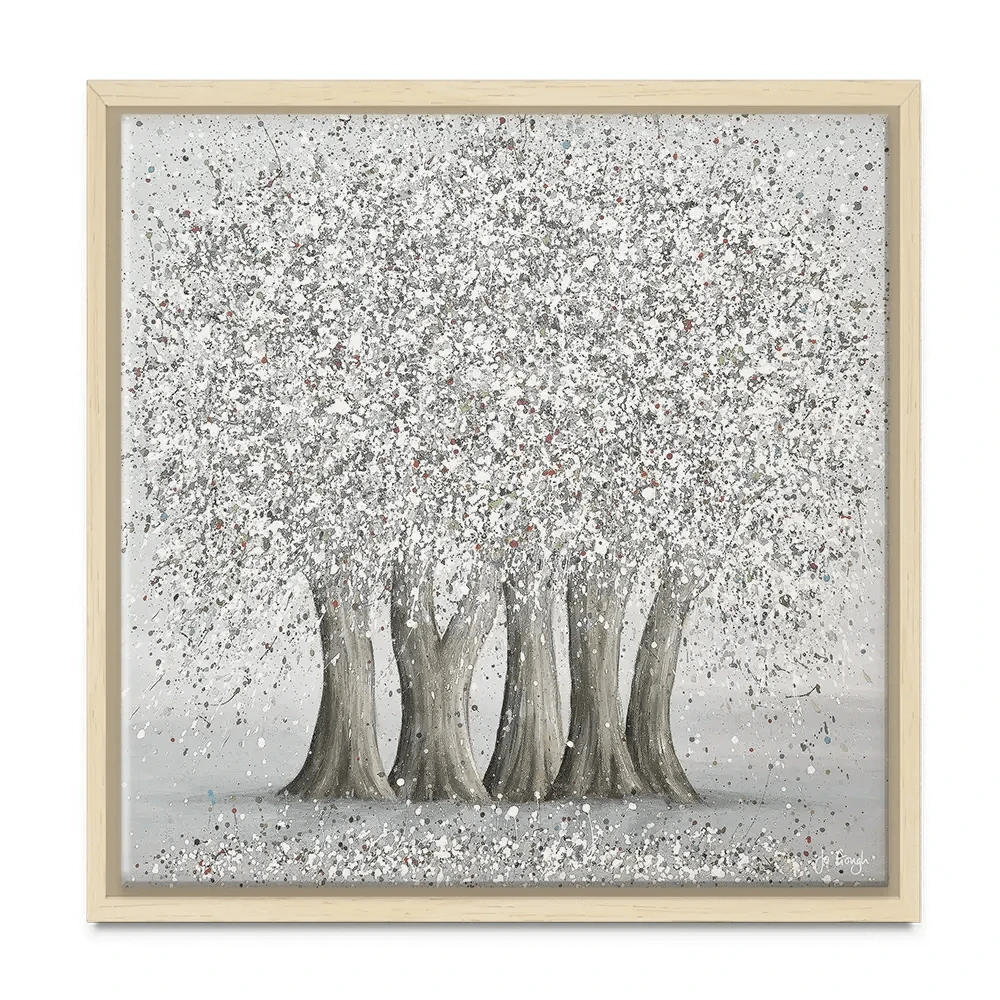 Together In Love Square Canvas Print Together In Love Square Canvas Print wall art product Jo Gough