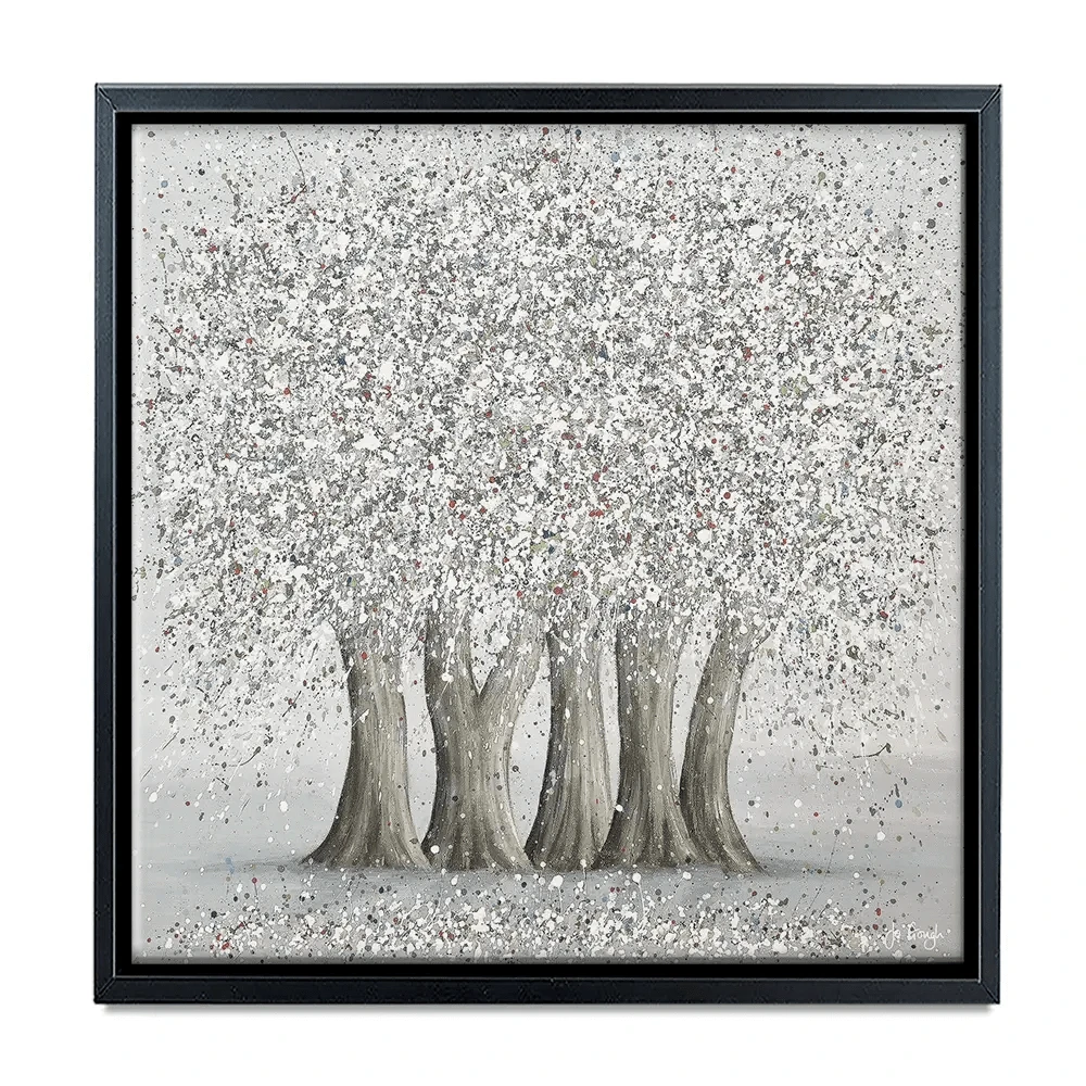 Together In Love Square Canvas Print Together In Love Square Canvas Print wall art product Jo Gough