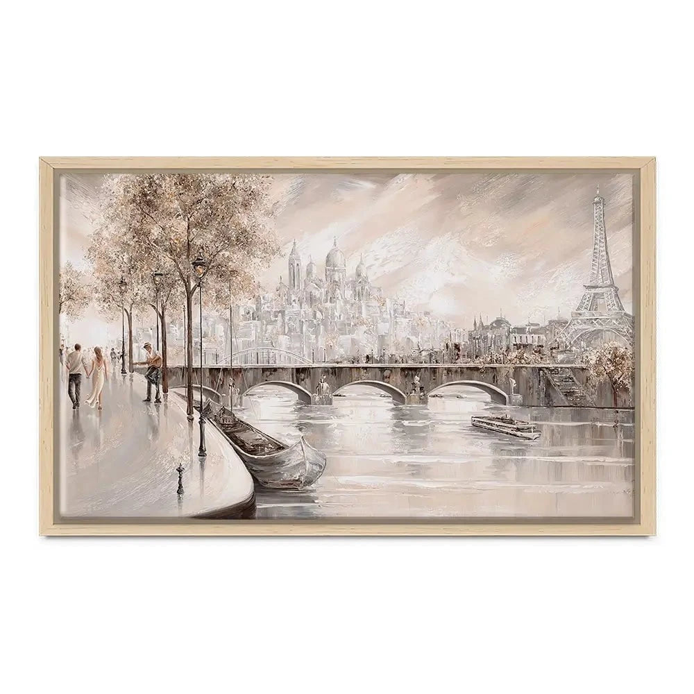 Together In Paris Canvas Print Together In Paris Canvas Print wall art product Isabella Karolewicz