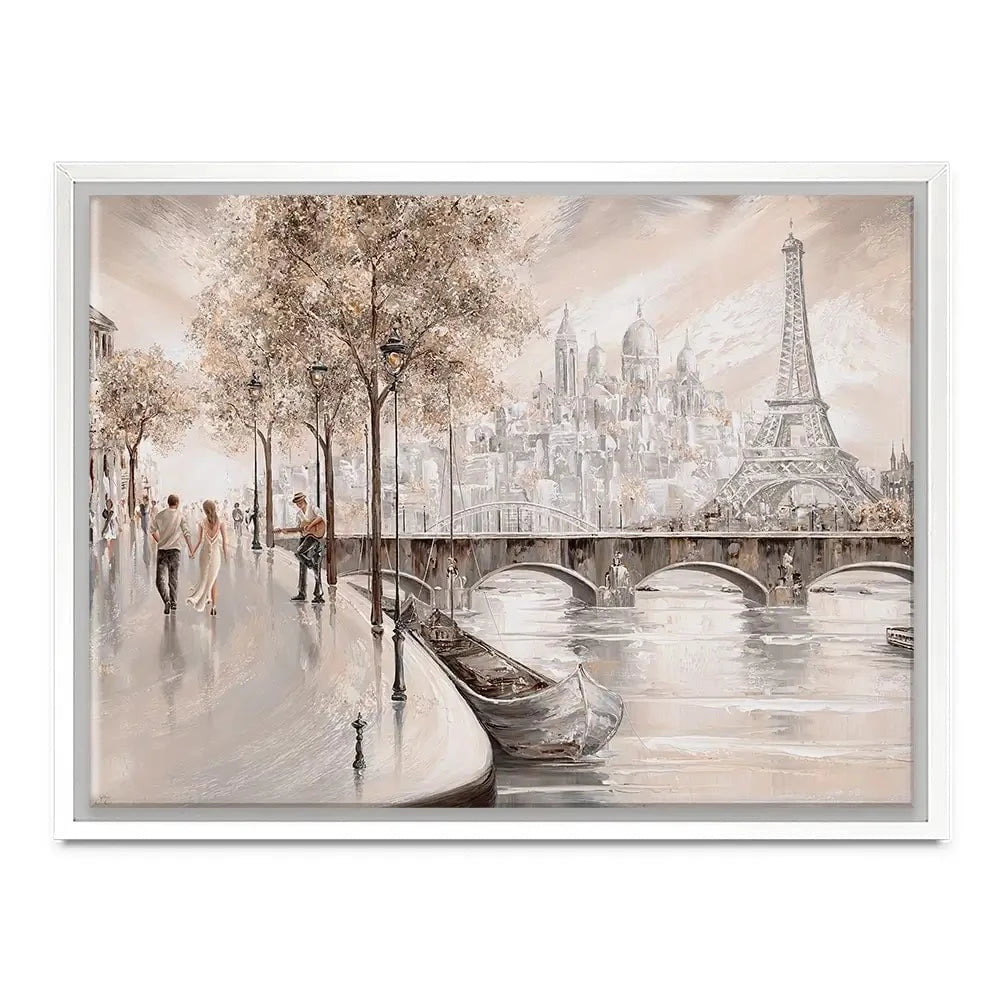 Together In Paris Canvas Print Together In Paris Canvas Print wall art product Isabella Karolewicz