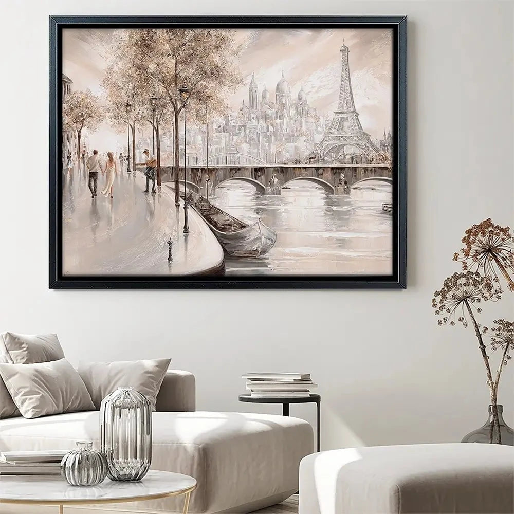 Together In Paris Canvas Print Together In Paris Canvas Print wall art product Isabella Karolewicz