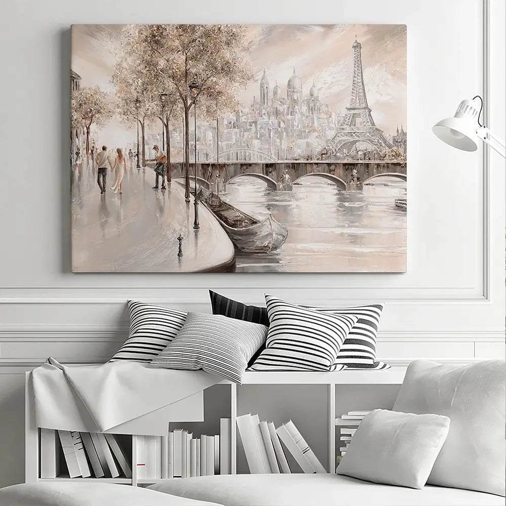 Together In Paris Canvas Print Together In Paris Canvas Print wall art product Isabella Karolewicz