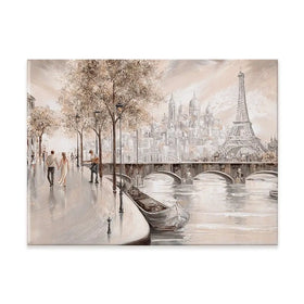 Together In Paris Canvas Print Together In Paris Canvas Print wall art product Isabella Karolewicz