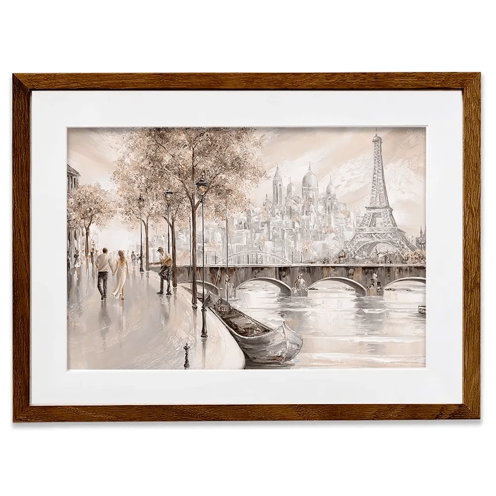 Together In Paris Framed Art Print Together In Paris Framed Art Print wall art product Isabella Karolewicz